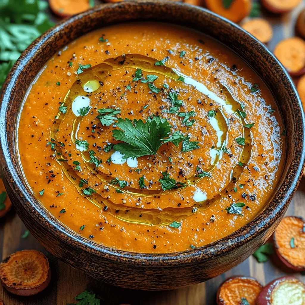 In the realm of comforting and nourishing meals, few dishes can rival the allure of a creamy roasted carrot soup. This vibrant orange soup is not only visually appealing but also brimming with flavor and nutrition, making it a standout choice for any home cook looking to elevate their culinary repertoire. The process of roasting carrots brings out their natural sweetness, while the addition of creamy elements creates a sumptuous texture that is both satisfying and indulgent.