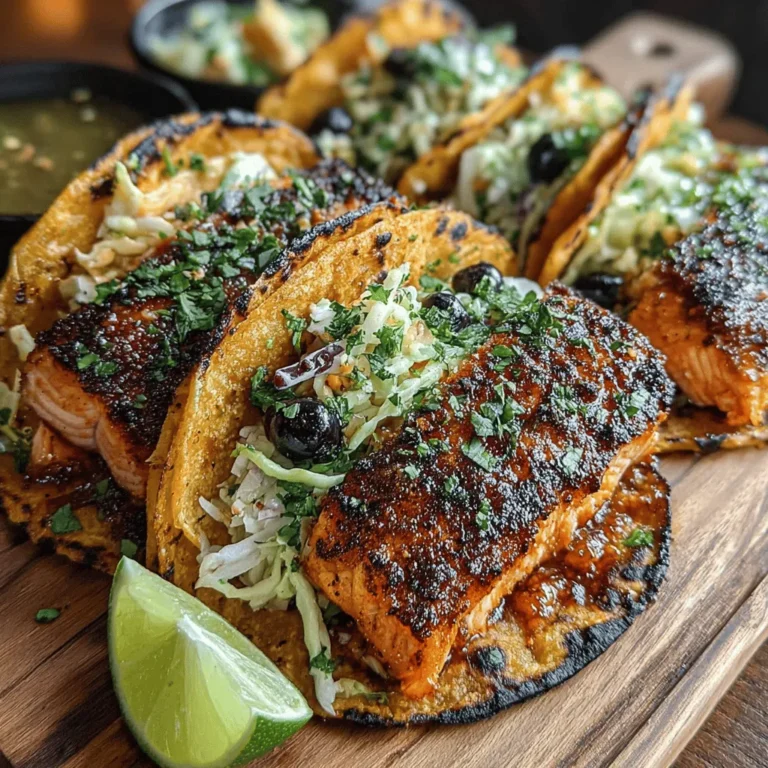 In recent years, the culinary world has witnessed an exciting evolution in taco recipes, moving beyond traditional fillings to embrace a plethora of unique and vibrant ingredients. This surge in creativity has opened the door for innovative combinations that tantalize the palate and elevate the dining experience. Among these delightful offerings is the Salmon Taco with Blueberry Slaw—a dish that perfectly marries the rich, savory flavor of salmon with the refreshing sweetness of blueberry slaw.