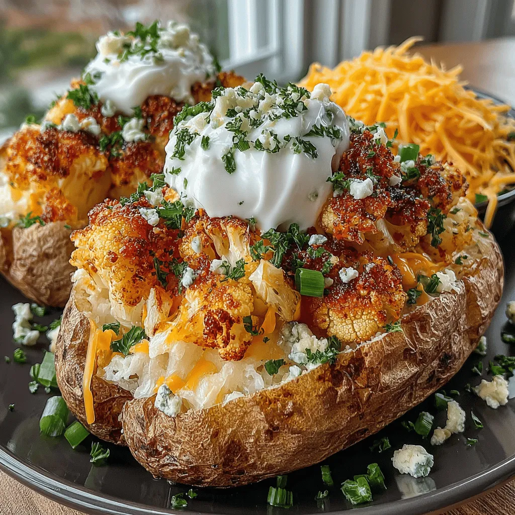 If you’re looking for a dish that masterfully balances health, taste, and satisfaction, look no further than Buffalo Cauliflower Loaded Baked Potatoes. This innovative recipe takes the beloved classic of loaded baked potatoes and gives it a modern twist by incorporating spicy buffalo cauliflower. The result is a dish that not only satisfies cravings but also aligns with the growing trend of plant-based meals. As more people seek wholesome alternatives to traditional comfort foods, this recipe stands out by delivering a robust flavor profile and a hearty texture without sacrificing nutrition.