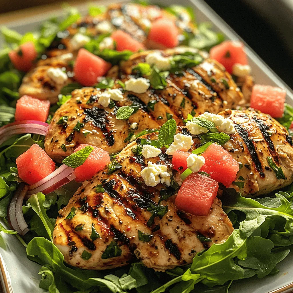 As the sun shines brighter and temperatures rise, the desire for light, refreshing meals becomes a priority. Enter the Grilled Chicken & Watermelon Salad—a vibrant dish that perfectly balances savory and sweet, making it an ideal choice for warm weather and summer gatherings. This salad brings together the deliciously grilled flavor of chicken with the sweet juiciness of watermelon, creating a medley of tastes and textures that is both satisfying and healthy.