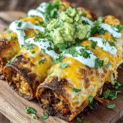 Taquitos, a beloved staple in Mexican cuisine, have captured the hearts and taste buds of food lovers around the world. These delightful rolled tortillas, typically filled with a variety of savory ingredients, are often enjoyed as a snack or appetizer. Traditionally, taquitos are fried to achieve that irresistible crispy texture, but as health-conscious eating becomes increasingly popular, many are turning to baked alternatives that do not compromise on flavor or satisfaction. Enter the crispy baked chicken taquitos with avocado crema—a dish that offers all the crunch and deliciousness of its fried counterpart while being a healthier option.