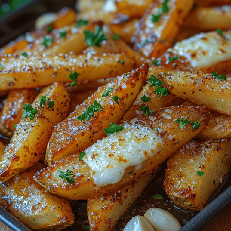 There’s something magical about the aroma of fries wafting through the kitchen. As a child, I remember weekends filled with laughter and the sound of sizzling potatoes—a treat my mom would whip up for our family movie nights. Those crispy, golden fries always brought us together, creating cherished memories that linger long after the last bite. They were more than just a side dish; they were a symbol of warmth, comfort, and the simple joys of family life. Today, I’m excited to share a recipe that takes that nostalgia and adds a flavorful twist—Crispy Garlic Parmesan Fries. Not only are they easy to make, but they’re also packed with savory ingredients that elevate the humble fry to gourmet status. Let’s dive into the crispy goodness!