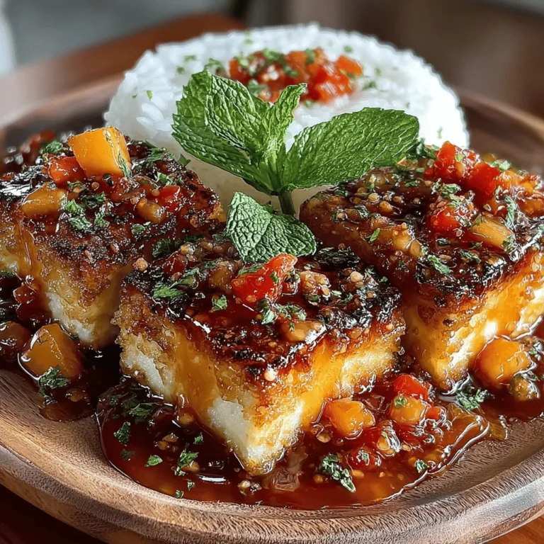 If you’re looking for a dish that marries the sweet juiciness of peaches with the savory goodness of tofu, then Peach Glazed Tofu is a recipe you won’t want to miss. This vibrant dish not only tantalizes your taste buds but also showcases the versatility of plant-based ingredients, making it a perfect addition to any meal rotation. Whether you’re a seasoned vegan or just exploring plant-based options, this recipe will delight your palate and impress your guests.