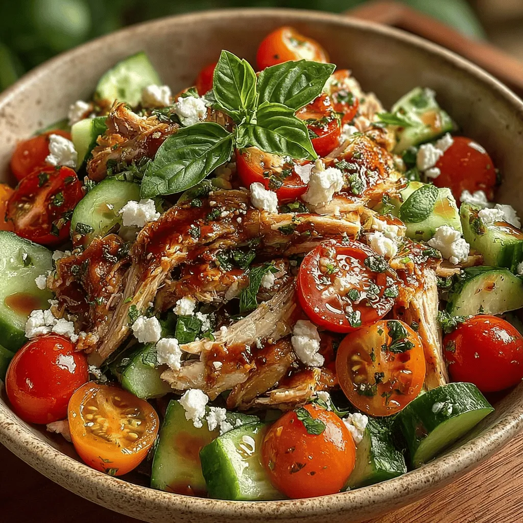 In the realm of healthy and satisfying meals, the Basil Bliss Chicken Salad stands out as a vibrant, flavorful dish that captures the essence of fresh ingredients and wholesome nutrition. This salad is not just a meal; it's a celebration of flavors, textures, and colors that can brighten any table. With its combination of tender shredded chicken, crisp vegetables, and aromatic herbs, this salad offers a refreshing option for lunch, dinner, or even potlucks and gatherings. Easy to prepare and packed with nutrients, it’s an ideal choice for busy individuals and families looking to enjoy a nutritious meal without spending hours in the kitchen.