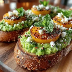 In a world where healthy eating meets culinary creativity, the Peachy Avocado Toast Delight stands out as a vibrant and delicious dish. This innovative recipe combines the creamy texture of ripe avocados with the sweet, juicy flavor of fresh peaches, resulting in a toast that is not only visually appealing but also a powerhouse of nutrients. As more people turn to wholesome, nutritious foods that do not compromise on flavor, this dish emerges as a perfect choice for breakfast or a delightful snack.