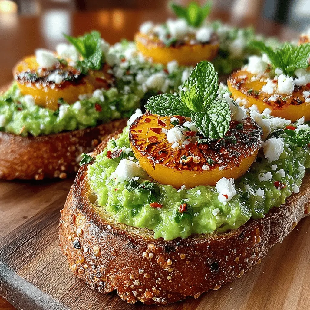In a world where healthy eating meets culinary creativity, the Peachy Avocado Toast Delight stands out as a vibrant and delicious dish. This innovative recipe combines the creamy texture of ripe avocados with the sweet, juicy flavor of fresh peaches, resulting in a toast that is not only visually appealing but also a powerhouse of nutrients. As more people turn to wholesome, nutritious foods that do not compromise on flavor, this dish emerges as a perfect choice for breakfast or a delightful snack.
