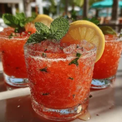 As the sun shines bright and the temperatures soar, nothing beats a cool, invigorating beverage to quench your thirst. The Chilly Watermelon Breeze is an ideal choice for those scorching summer days, combining the natural sweetness of watermelon with the zesty brightness of freshly squeezed lemon juice. This delightful drink not only refreshes but also boasts impressive health benefits, making it a perfect addition to your summer repertoire.