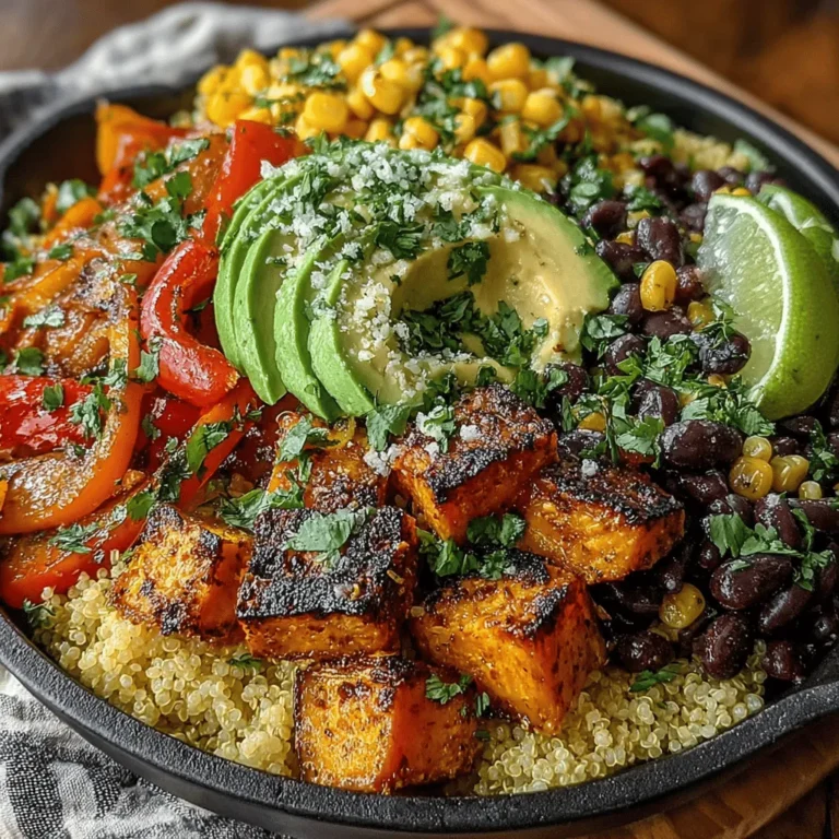 Sweet Potato Black Bean Bowls are a vibrant and nutritious dish that has captured the attention of health enthusiasts and culinary adventurers alike. This meal option is not just a feast for the eyes; it is a delightful combination of colors, flavors, and textures that appeals to a broad range of dietary preferences. Whether you’re a seasoned vegan, a curious omnivore, or someone simply looking to incorporate more plant-based meals into your repertoire, these bowls provide a satisfying and wholesome experience.