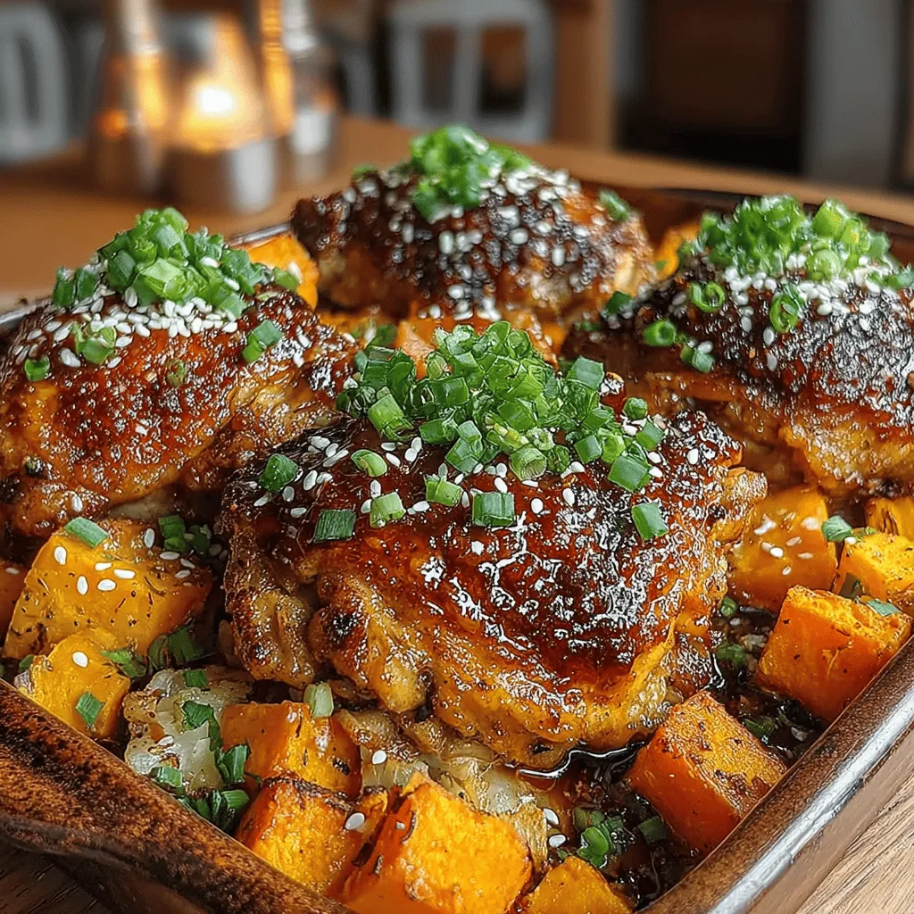 When it comes to comfort food, few dishes can rival the allure of a well-prepared chicken and sweet potato bake. This Sweet & Savory Sticky Glazed Chicken and Sweet Potato Bake is a delightful amalgamation of flavors and textures that come together in one convenient dish. Featuring tender, juicy chicken thighs enveloped in a sticky glaze, paired with the natural sweetness and earthy flavor of roasted sweet potatoes, this recipe not only satisfies the palate but also nourishes the body.