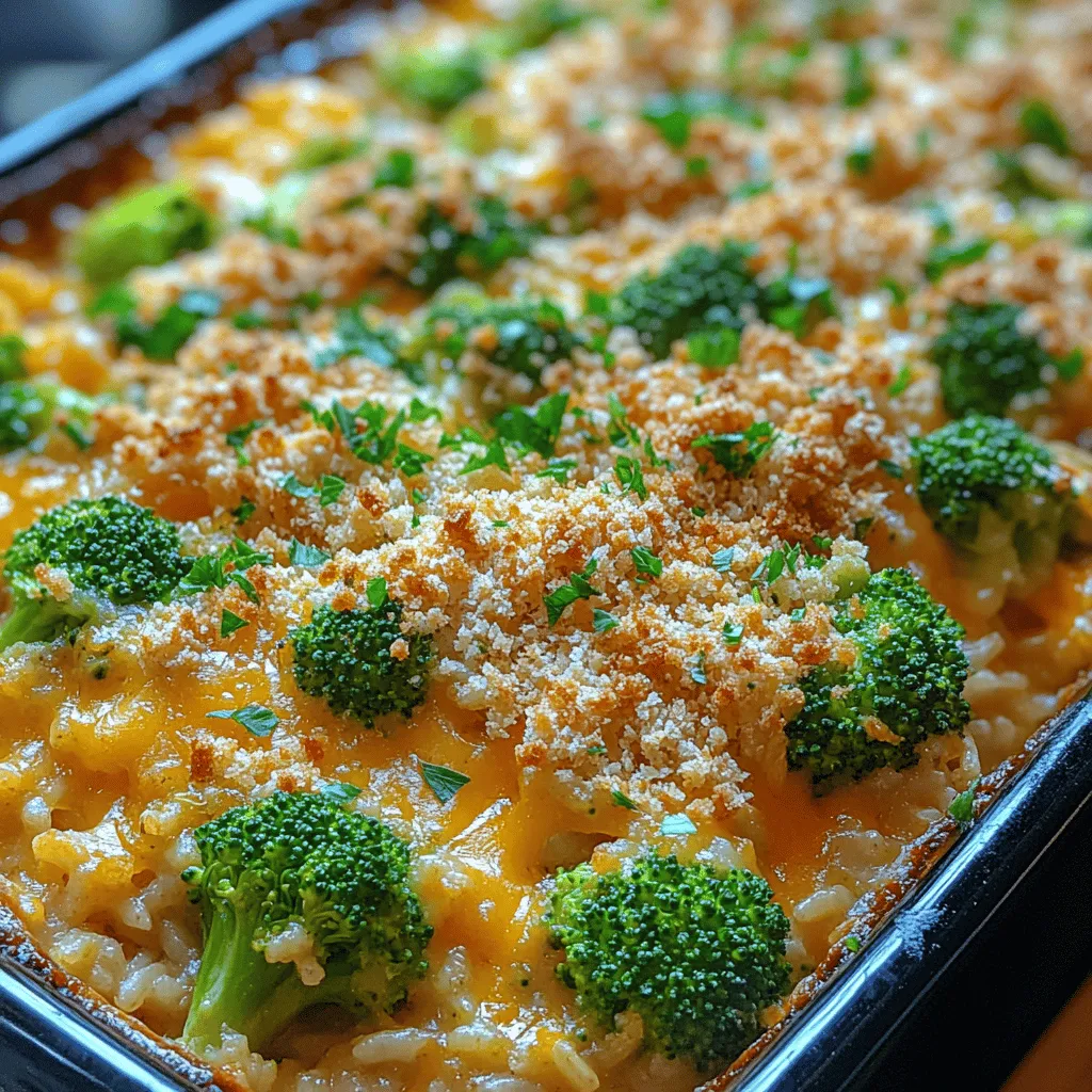 Once you have prepared all your ingredients, the next step is to combine them effectively. Thorough mixing is essential for ensuring that all the flavors meld beautifully in the Cheesy Dreamy Broccoli Rice Bake. Begin by placing the cooked rice, sautéed broccoli, and any other vegetables in a large mixing bowl. Use a spatula or a wooden spoon to gently fold the ingredients together. This method helps to avoid breaking down the broccoli too much, ensuring it retains some texture within the dish.