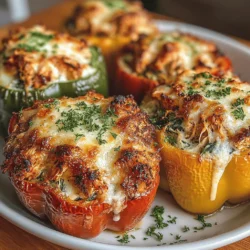 When it comes to delicious, wholesome meals, few dishes are as satisfying as stuffed bell peppers. This Spinach Artichoke Chicken Stuffed Bell Peppers recipe brings together the classic comfort of stuffed peppers with the creamy, savory flavors of a beloved dip. Imagine biting into a tender, roasted bell pepper filled with a rich mixture of chicken, spinach, and artichokes, all enveloped in a creamy cheese blend. Not only is this dish visually appealing, but it also packs a nutritional punch, making it a perfect choice for family dinners or meal prep.