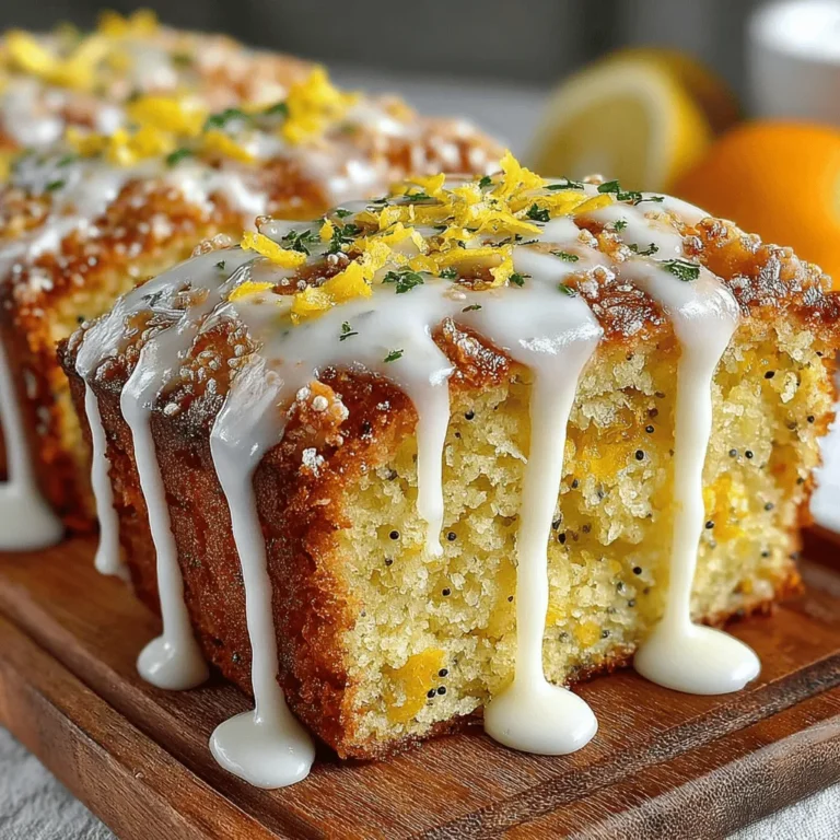 When it comes to the world of desserts, few flavors are as uplifting and refreshing as lemon. The bright, zesty notes of lemon not only tantalize the taste buds but also evoke memories of sunlit days and cheerful gatherings. Lemon-flavored desserts bring a sense of rejuvenation, making them a popular choice for everything from brunches to picnics. Among these delightful options, the Zesty Lemon Poppy Seed Muffin Bars stand out for their unique combination of flavors and textures, offering a perfect balance between sweet and tangy.