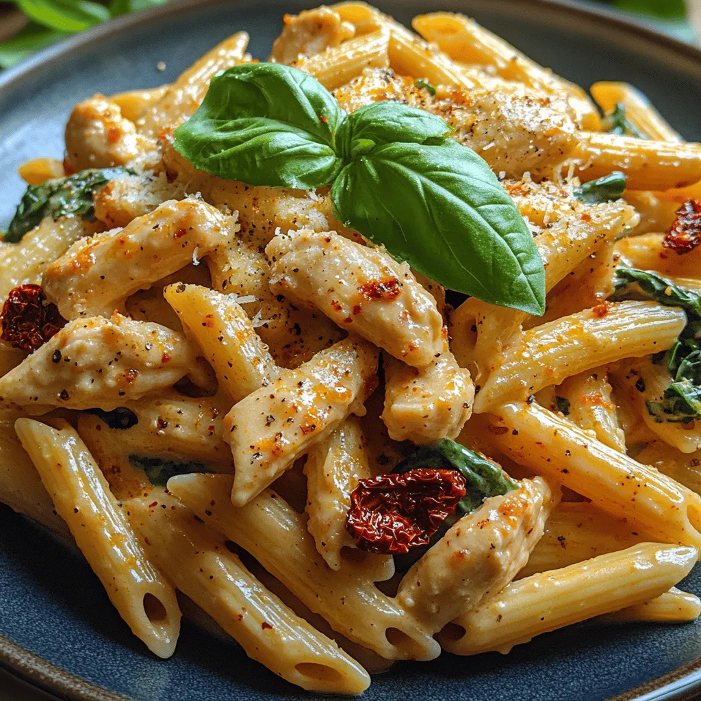 There’s something inherently comforting about a plate of pasta, isn’t there? For many, pasta transcends mere sustenance; it evokes memories of family gatherings, laughter-filled dinners, and the warmth of home-cooked meals. Among the vast array of pasta dishes, Sun-Dried Tomato Chicken Penne holds a special place in my heart. This delightful recipe is a nostalgic reminder of time spent in my grandmother’s kitchen, where the air was thick with the aromas of sautéed garlic and fresh herbs, inviting everyone to gather around the table.