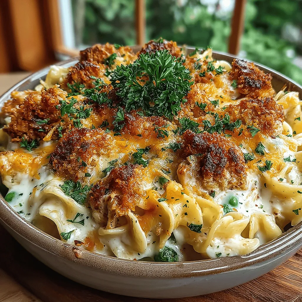 There’s something incredibly comforting about a warm casserole bubbling away in the oven, filling the kitchen with inviting aromas. For many, including myself, fond childhood memories often revolve around family dinners where a beloved dish was a staple on the table. One of those cherished meals was my mom’s famous tuna noodle casserole. It was a dish that brought everyone together, and the delicious flavors had a way of making even the busiest weeknight feel special. Today, I am thrilled to share my version of this classic dish: Tasty Tuna Noodle Delight. This recipe is not just a nod to nostalgia; it’s a quick and satisfying meal that can easily become a staple in your home.
