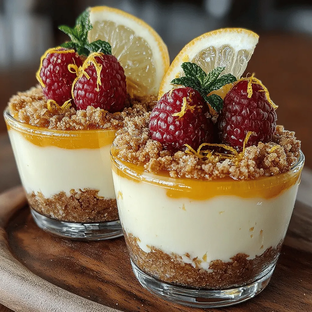 To create the perfect Zesty Lemon Raspberry Dreams Cups, it's essential to understand the role each ingredient plays in this delightful recipe. Here's a closer look at the components that make this dessert not only delicious but also nutritious.
