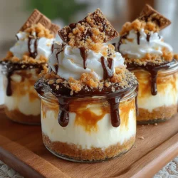 Indulging in a dessert that combines rich flavors and delightful textures is one of life's simple pleasures. If you're looking for a dessert that embodies this sentiment, look no further than the Divine No-Bake Biscoff Cheesecake Jars. These jars offer a luxurious treat that is as visually appealing as it is delicious. With a creamy, rich cheesecake filling layered over a buttery Biscoff cookie crust, this no-bake delight is topped off with crunchy Biscoff cookies, making it an irresistible finish to any meal or gathering.