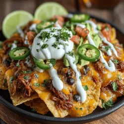 When it comes to delicious party snacks, few dishes can compete with BBQ Chicken & Corn Nachos. This mouthwatering creation combines the irresistible crunch of tortilla chips with the savory goodness of shredded chicken, all topped with a medley of fresh ingredients and creamy garnishes. Whether you're hosting a game day gathering, celebrating a family milestone, or simply enjoying a cozy movie night at home, BBQ Chicken & Corn Nachos are sure to be a hit among your guests.