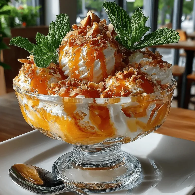 To create the Tropical Mango Dream Sundae, it’s essential to understand the role of each ingredient in building the perfect flavor and texture. At the heart of this sundae lies the ripe mango, a tropical fruit that embodies the essence of summer. When selecting mangoes, look for ones that are slightly soft to the touch and emit a sweet, fruity aroma. Their vibrant orange flesh is not only visually appealing but also packed with vitamins and antioxidants, making them a nutritious choice for dessert.