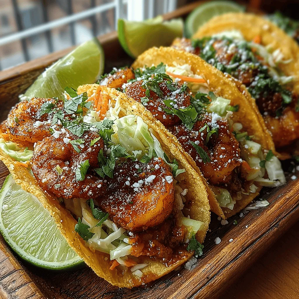 If you're searching for a recipe that embodies vibrant flavors and fresh ingredients, look no further than Zesty Shrimp Tacos with Crunchy Lime Slaw. This dish is a celebration of taste and texture, combining succulent shrimp marinated in a zesty blend of spices with a refreshing slaw that adds a delightful crunch. Perfect for a weeknight dinner or a casual gathering with friends, shrimp tacos stand out as a quick and healthy meal option that everyone will love.