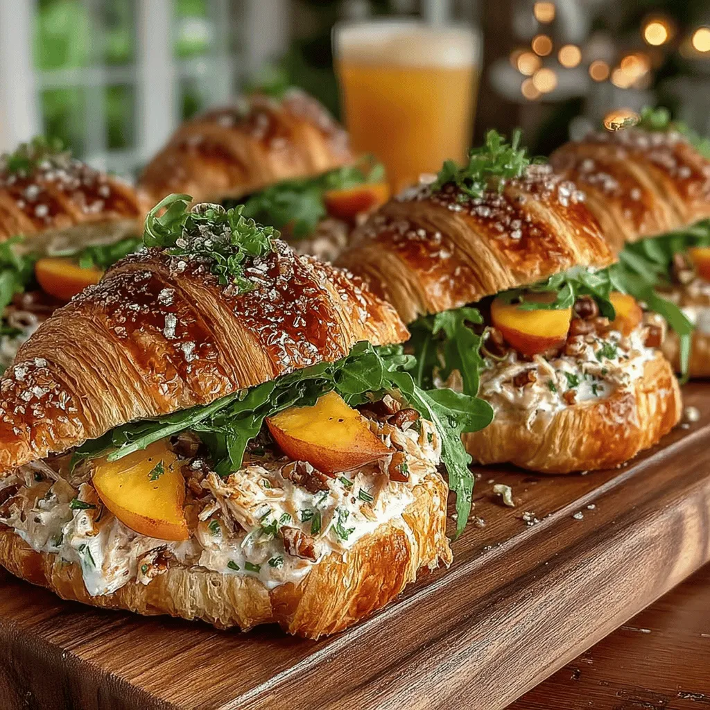 To understand the allure of Peachy Bliss Chicken Salad Croissant Sandwiches, it's essential to take a closer look at the primary components that bring this dish to life. Each ingredient not only adds flavor but also contributes to a well-rounded meal that is both nutritious and satisfying.