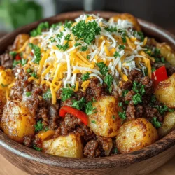 There’s something inherently satisfying about coming home to a warm, filling meal after a long day. For many, a hearty hash tops that list of comforting dishes, and my go-to recipe is the Hearty Slow Cooker Ground Beef and Potato Hash. This dish has evolved into a beloved family staple, cherished for its simplicity and rich flavors. I can still recall the first time I prepared it on a chilly autumn evening; the aromatic blend of ground beef and spices filled the house, drawing everyone into the kitchen, eagerly anticipating dinner. It’s more than just a meal; it's an experience that brings family members together around the table, creating lasting memories.