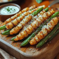 In recent years, the culinary landscape has undergone a significant shift toward healthier eating habits, with individuals increasingly seeking nutritious alternatives to satisfy their snacking cravings. This trend has given rise to an array of innovative recipes that prioritize health without compromising on flavor. One such delightful creation is the Crunchy Green Bean Fries, a tasty and wholesome alternative to traditional potato fries. These crispy treats not only provide the satisfying crunch we all crave but are also packed with essential nutrients, making them an excellent choice for guilt-free snacking.