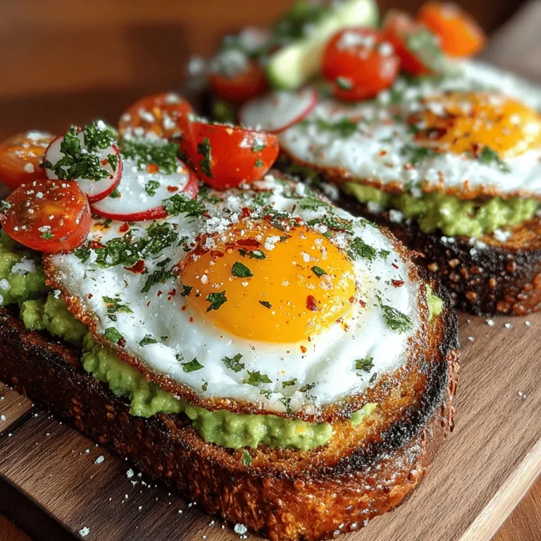 In recent years, avocado egg toast has emerged as a beloved staple on breakfast and brunch menus worldwide. This simple yet satisfying dish combines the creamy richness of ripe avocados with perfectly cooked eggs, creating a delightful harmony of flavors and textures. The popularity of avocado toast can be attributed not only to its delicious taste but also to its impressive nutritional profile. Packed with healthy fats, proteins, and essential nutrients, this meal is an excellent choice for those seeking a nutritious start to their day.