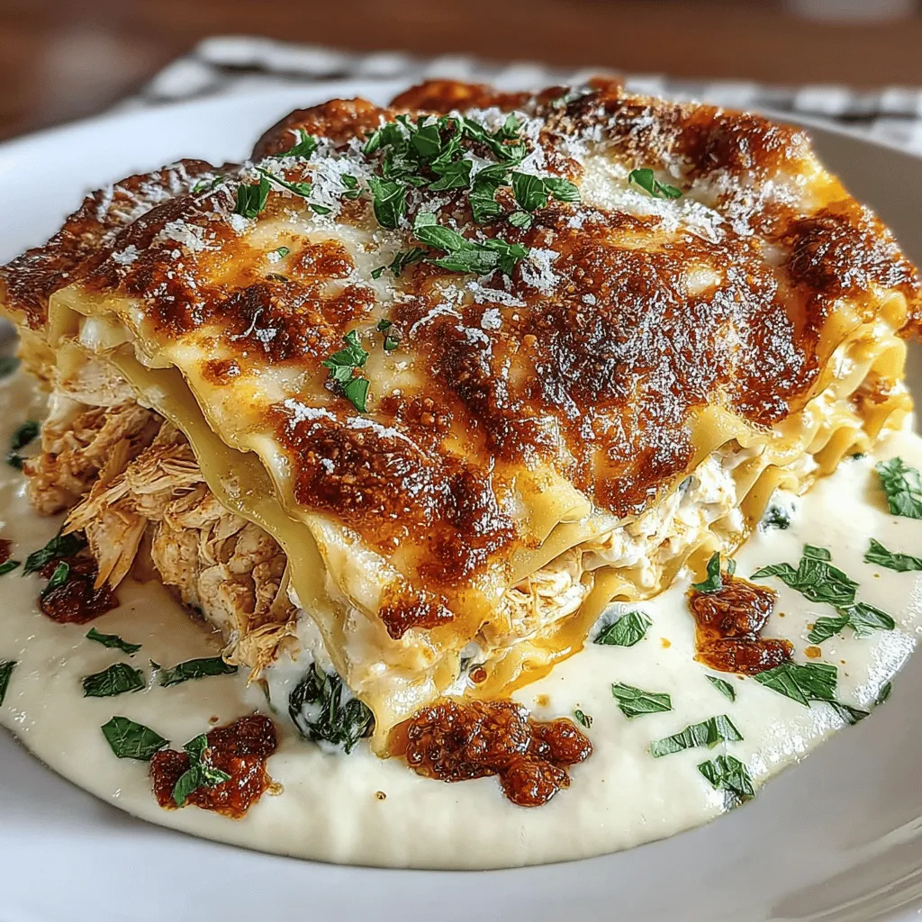 Creamy Sun-Dried Tomato Chicken Lasagna is a tantalizing twist on the traditional lasagna that elevates this classic comfort food to new culinary heights. This dish is not just about satisfying hunger; it’s about indulging in a symphony of rich flavors and hearty ingredients that come together to create a memorable dining experience. Each layer of tender pasta, creamy cheese, and succulent chicken enveloped in a luscious sauce promises to delight your taste buds, making it an ideal centerpiece for family gatherings or a comforting meal for a cozy weekday evening.