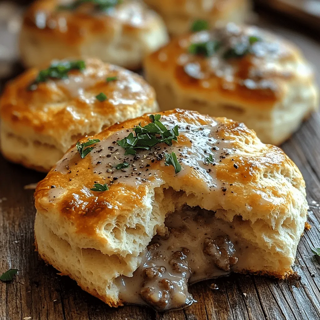 There’s something undeniably comforting about a plate of fluffy buttermilk biscuits smothered in savory sausage gravy. This dish evokes memories of cozy mornings spent in the kitchen, where the aroma of freshly baked biscuits wafts through the air, mingling with the rich scent of succulent sausage. It’s a culinary experience that brings people together, making it the perfect recipe for a leisurely weekend brunch or a heartwarming breakfast during the week.