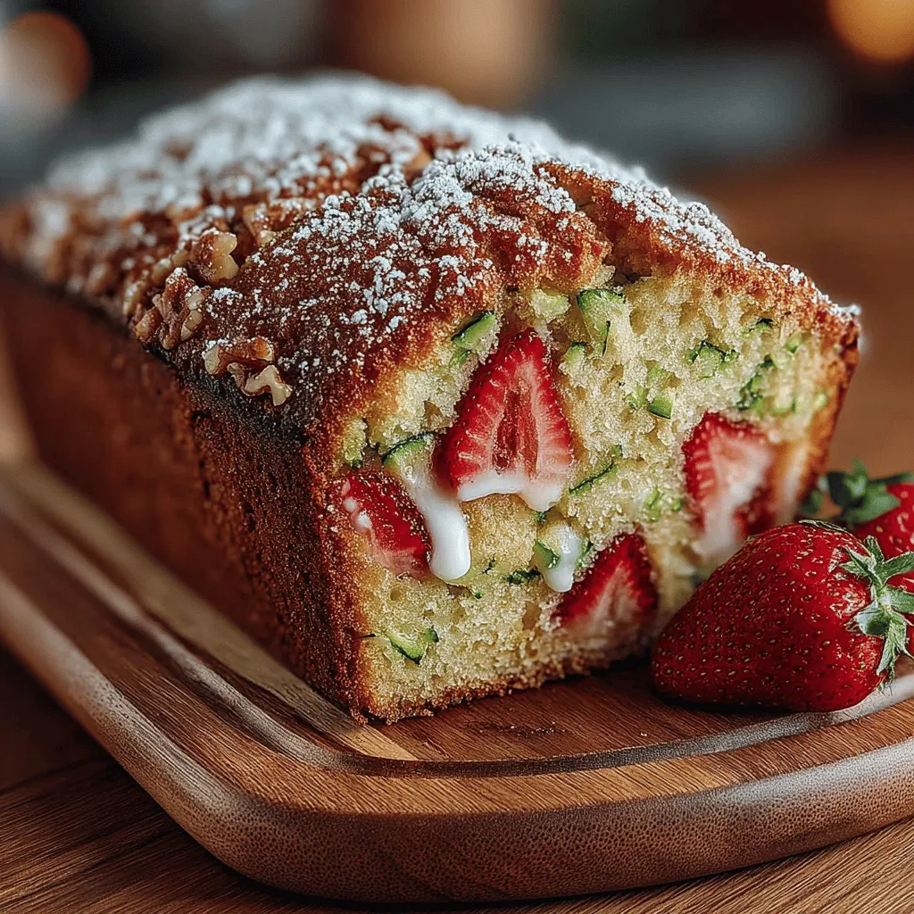 Zucchini Strawberry Bliss Bread is a delightful twist on traditional quick bread recipes, combining the refreshing flavors of summer produce with the comforting essence of home-baked goods. This recipe has gained popularity for its unique blend of zucchini and strawberries, which not only creates a sweet and moist loaf but also celebrates the bounty of seasonal ingredients. The combination may sound unconventional, but it yields a deliciously satisfying bread that can be enjoyed at any time of day.
