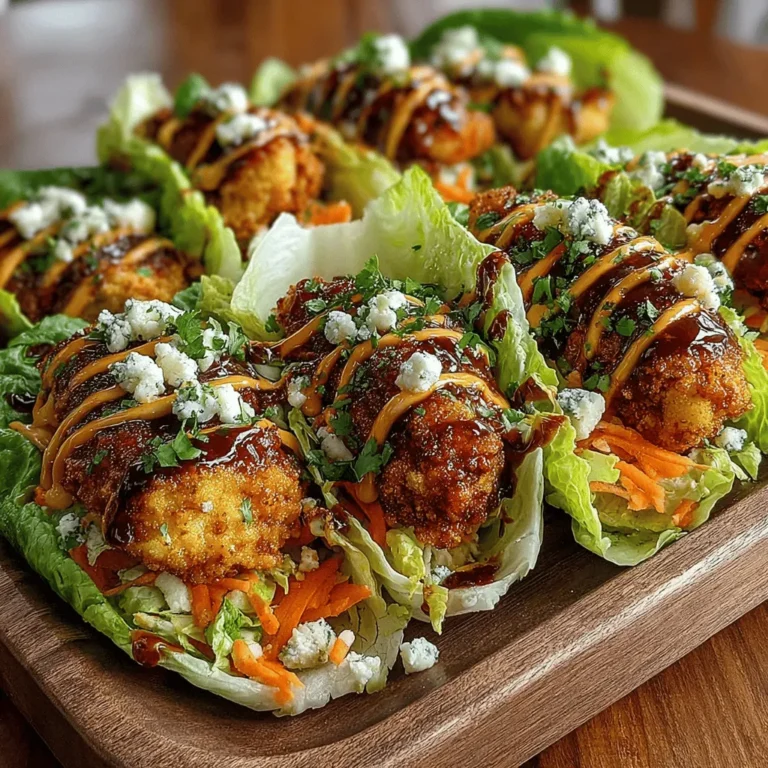 Taco night is a beloved tradition in many households, bringing friends and family together over a shared love of bold flavors and satisfying textures. However, if you're looking for a healthier twist on this classic dish, Crispy Buffalo Chicken Lettuce Tacos offer a delicious solution. These tacos swap out traditional tortillas for crisp, refreshing lettuce wraps, significantly reducing the carb content while keeping all the mouthwatering flavors intact.