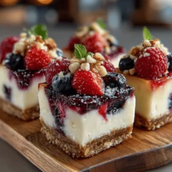 In the quest for a dessert that marries health and indulgence, Frozen Yogurt Berry Oat Swirl Squares emerge as a delightful solution. This recipe presents an innovative way to enjoy a frozen treat that not only satisfies your sweet tooth but also nourishes your body. With the creamy richness of Greek yogurt, the wholesome texture of rolled oats, and the vibrant sweetness of mixed berries, these squares are perfect for warm weather or as a guilt-free snack any time of the year.