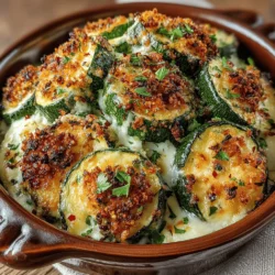 Cheesy Herb-Infused Zucchini Bake: The Perfect Comfort Dish
