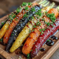 When it comes to vibrant, healthy side dishes that not only please the palate but also delight the eyes, the Roasted Rainbow Carrot Medley Delight stands out as a prime choice. This dish showcases a stunning array of colors that can elevate any meal, making it a favorite for both everyday dinners and special occasions. The medley of rainbow carrots—ranging from deep purple to sunny yellow and bright orange—creates a visual feast that can entice even the pickiest eaters.