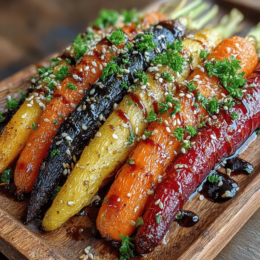 When it comes to vibrant, healthy side dishes that not only please the palate but also delight the eyes, the Roasted Rainbow Carrot Medley Delight stands out as a prime choice. This dish showcases a stunning array of colors that can elevate any meal, making it a favorite for both everyday dinners and special occasions. The medley of rainbow carrots—ranging from deep purple to sunny yellow and bright orange—creates a visual feast that can entice even the pickiest eaters.
