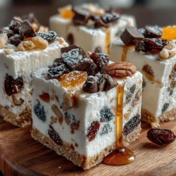 In recent years, the trend of healthy snacking has surged, with more people seeking nutritious options that satisfy cravings without compromising their well-being. As dietary awareness grows, individuals are increasingly inclined to opt for snacks that not only taste great but also contribute positively to their health. One such delightful option is the Nutty Delight Frozen Yogurt Trail Squares. This recipe combines the creamy richness of yogurt with the wholesome goodness of nuts, oats, and dried fruits, creating a snack that is both delicious and nourishing.