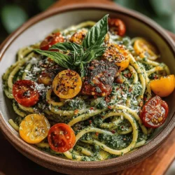 Eggplant Pesto & Hatch Pasta Recipe