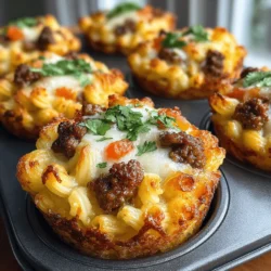When it comes to comfort food, few dishes resonate quite like macaroni and cheese. Now imagine combining that beloved classic with the vibrant flavors of tacos, and you have the delightful Mini Taco Macaroni Muffins. This recipe offers a fun and tasty twist on traditional comfort food, making it an ideal choice for family dinners, parties, or even meal prep. With their bite-sized portions, these mini muffins not only deliver on flavor but also provide the convenience of easy serving, allowing for stress-free entertaining or quick meals on the go.