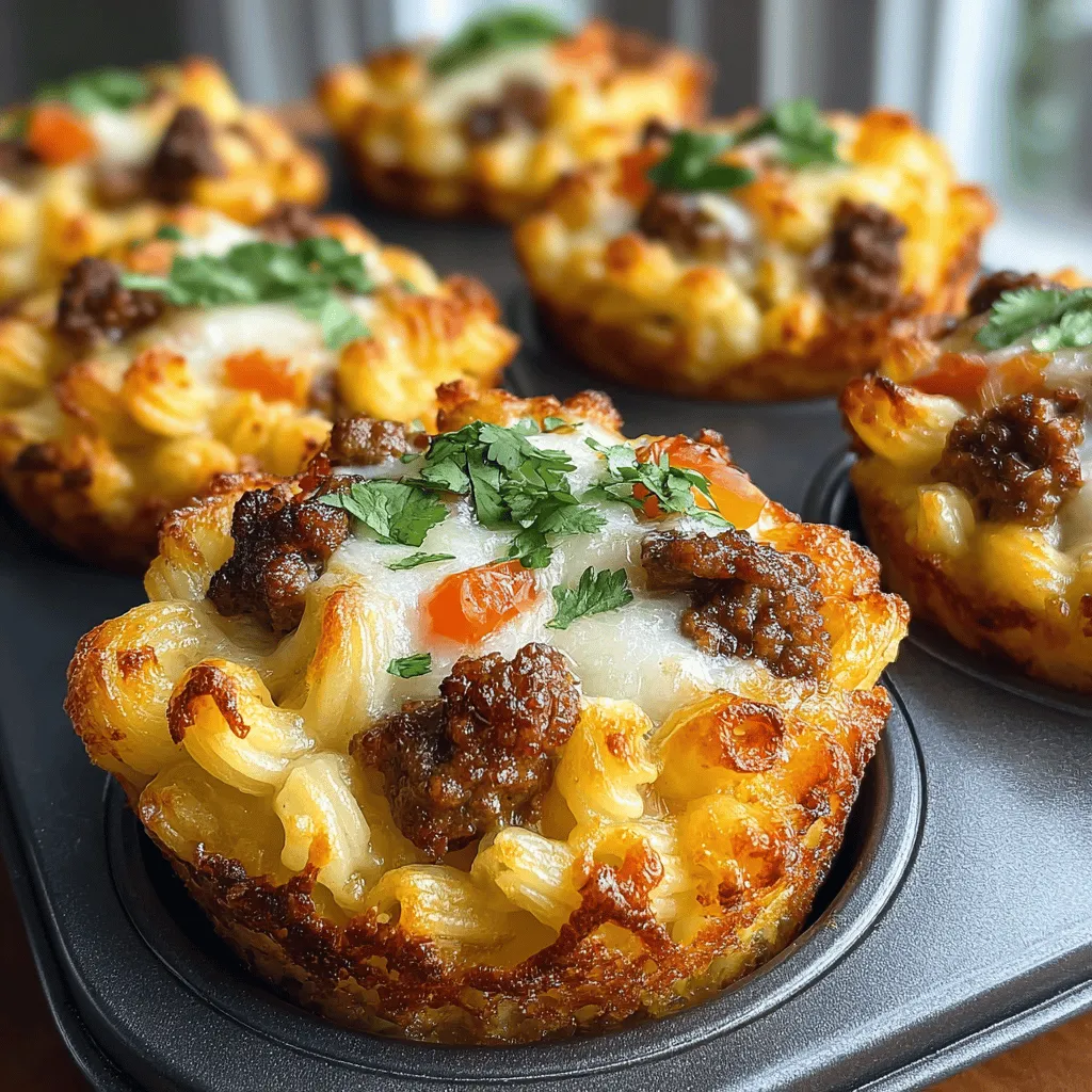 When it comes to comfort food, few dishes resonate quite like macaroni and cheese. Now imagine combining that beloved classic with the vibrant flavors of tacos, and you have the delightful Mini Taco Macaroni Muffins. This recipe offers a fun and tasty twist on traditional comfort food, making it an ideal choice for family dinners, parties, or even meal prep. With their bite-sized portions, these mini muffins not only deliver on flavor but also provide the convenience of easy serving, allowing for stress-free entertaining or quick meals on the go.
