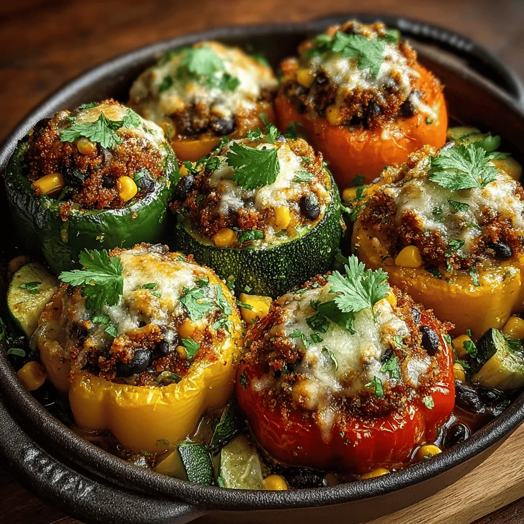 When it comes to creating a meal that is as visually appealing as it is nutritious, few dishes can compare to Colorful Zucchini Stuffed Bell Peppers. This recipe showcases a beautiful array of colors that not only brighten your table but also offer a plethora of health benefits. The combination of fresh vegetables, whole grains, and protein makes this dish a standout choice for anyone looking to incorporate more wholesome ingredients into their diet.