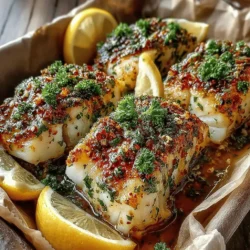 Cod is a favored choice among seafood lovers, and for good reason. With its mild flavor and flaky texture, this versatile fish can be enjoyed in a myriad of culinary preparations. Whether you’re preparing a comforting weeknight dinner or impressing guests at a special occasion, cooking with cod offers endless possibilities. One standout recipe that perfectly embodies the essence of this fish is Garlic Butter Baked Cod. This dish not only highlights the natural taste of cod but also elevates it with the rich, aromatic flavors of garlic butter.